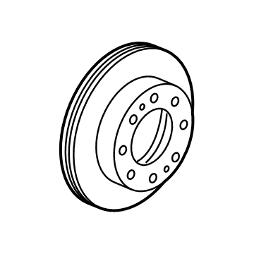 Chevy Silverado 3500 HD Brake Disc - 13529518