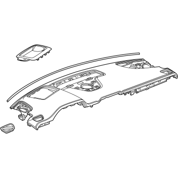 GMC 84869511 Upper Trim Panel