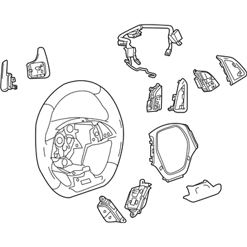 Chevy Steering Wheel - 84791310