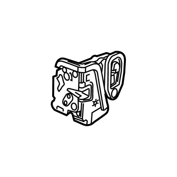 Cadillac 13546554 Lock Actuator