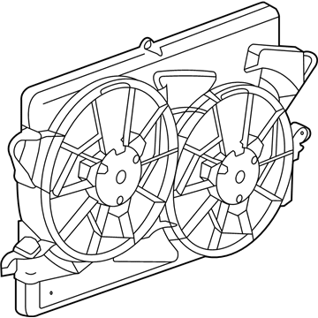 Buick Regal Fan Shroud - 23131503