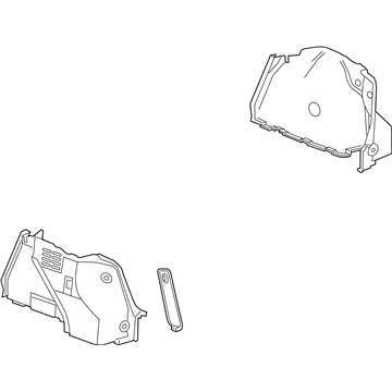 Buick 22851765 Trunk Side Trim