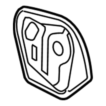 Saturn 10383190 Dash Panel Plate