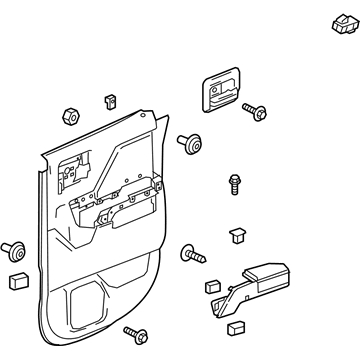 GM 23209701 Door Trim Panel, Rear Passenger Side