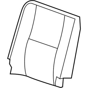 GM 20904911 Seat Back Cover, Titanium, Rear GM 20904911 Seat Back Cover, Titanium, Rear
