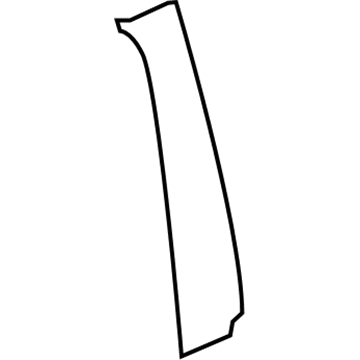 GM 22759570 Black Out Tape, Front Driver Side