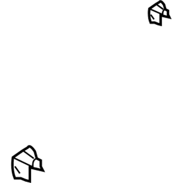 GM 12458595 End Cap, Front