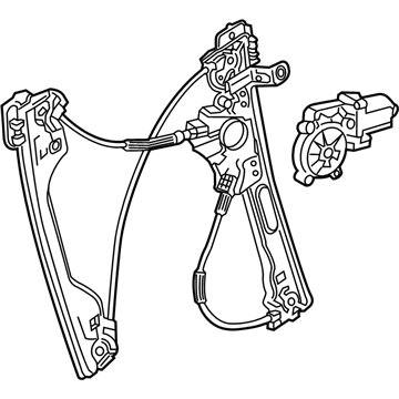 Buick Regal TourX Window Regulator - 39176501