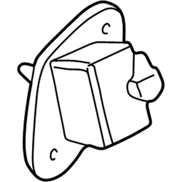 Cadillac 25702490 Accelerometer