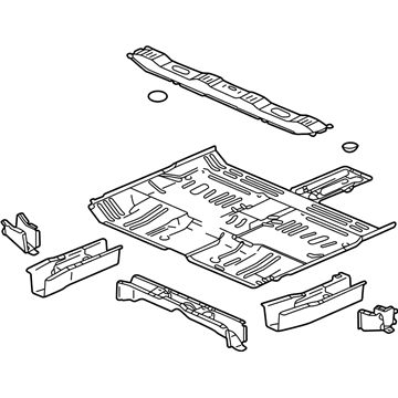 Saturn Floor Pan - 22718956