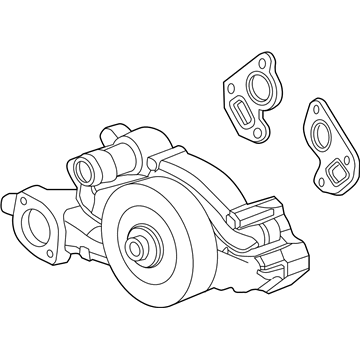 Chevy 12710208 Water Pump Assembly