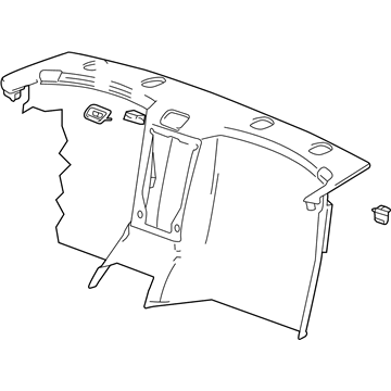 Cadillac 10349328 Back Panel Trim