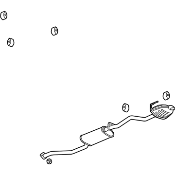 GMC Acadia Muffler - 23165043