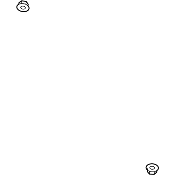 Chevy 11609283 Front Lower Control Arm Nut