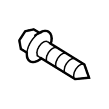 Pontiac 94520619 Belt Weatherstrip Screw