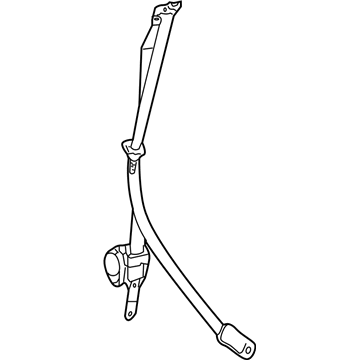 2005 Buick LaCrosse Seat Belt - 89024264