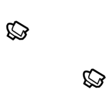 Chevy 24405739 Upper Center Pillar Trim Retainer