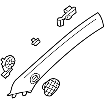 Chevy 22875198 Windshield Pillar Trim