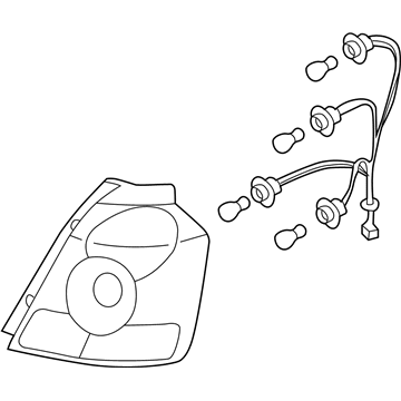 Chevy Aveo5 Tail Light - 96494902