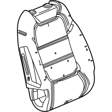 2022 Chevy Trailblazer Seat Cushion Pad - 42742344