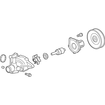 Chevy Water Pump - 25191164