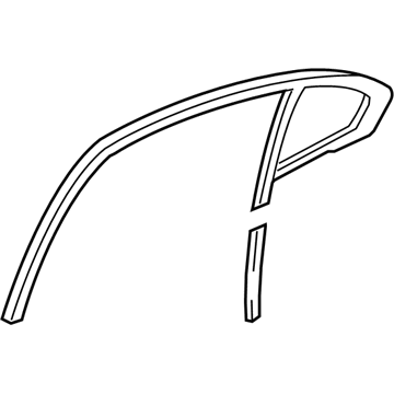 2002 Oldsmobile Alero Window Channel - 22716965