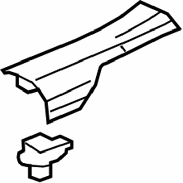 GM 42338317 Rear Sill Plate, Passenger Side