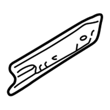 GM 12456715 Seat Adjuster Reinforcement, Driver Side