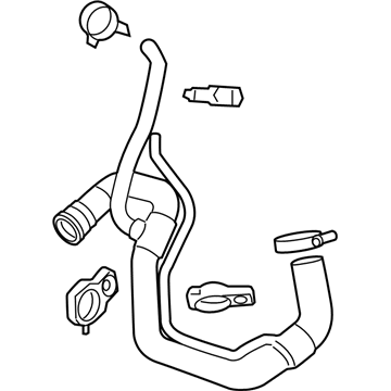 GMC Sierra 2500 HD Radiator Hose - 84036271