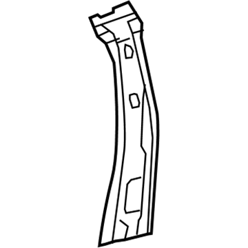 GM 22802256 Inner Center Pillar, Passenger Side