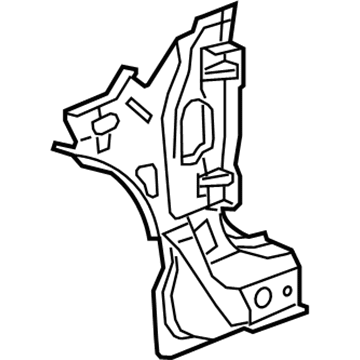 GM 22965000 Inner Hinge Pillar, Front Driver Side