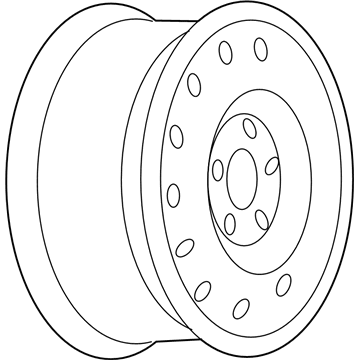 Pontiac 9596018 Wheel, Steel