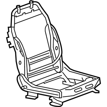 GM 15850050 Seat Frame, Front Passenger Side