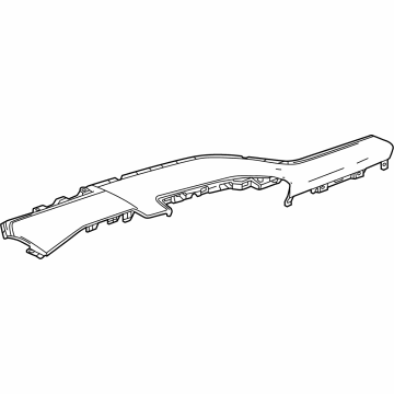 GM 85558633 Upper Trim Panel, Blue