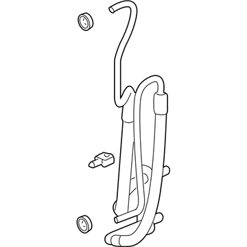 Saturn Automatic Transmission Oil Cooler Line - 96455640