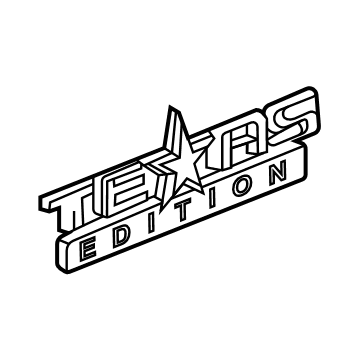 GM 84682631 Nameplate, Front Passenger Side