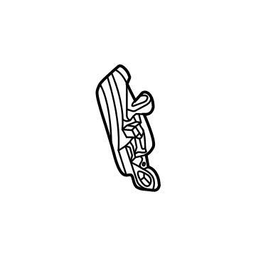 GM 13531987 Paddle Switch, Jet Black, Passenger Side