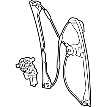 2013 Buick LaCrosse Window Regulator - 22810017