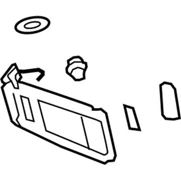 Chevy 22852921 Sunvisor