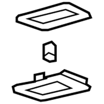 Chevy 22898764 Seat Belt Bezel