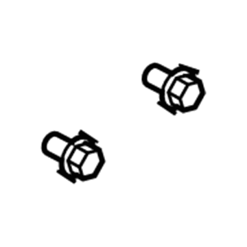 Saturn 11561654 Lower Center Pillar Trim Clip