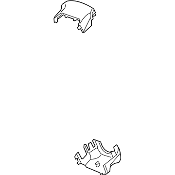 Buick Lucerne Steering Column Cover - 15272789