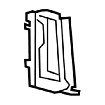 GM 10392656 Corner Molding, Passenger Side GM 10392656 Corner Molding, Passenger Side