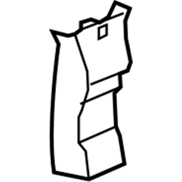 GM 25858002 Upper Center Pillar Trim, Driver Side GM 25858002 Upper Center Pillar Trim, Driver Side