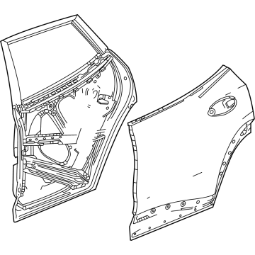 Chevy 42838786 Door Shell