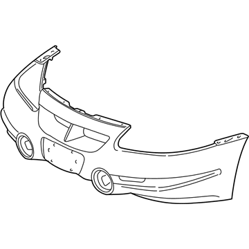 2000 Pontiac Bonneville Bumper - 12335862