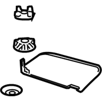 GM 15874434 Sunvisor, Passenger Side GM 15874434 Sunvisor, Passenger Side