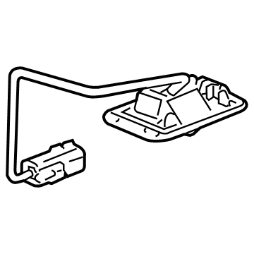 GM 23378804 Rear Camera, Driver Side