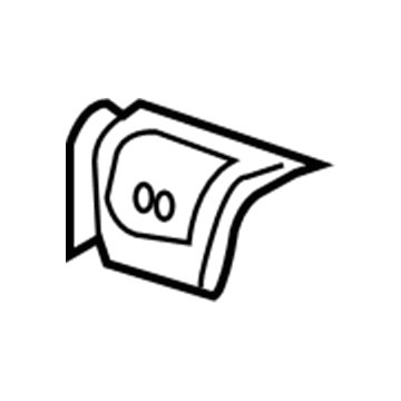 Saturn 25781319 Rear Body Panel Retainer Bracket