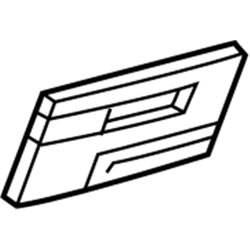 Cadillac 23432566 Nameplate